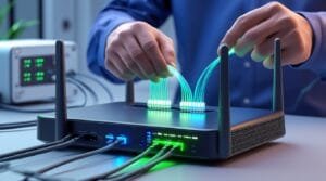 How to Connect Fiber Optic Cable to Route