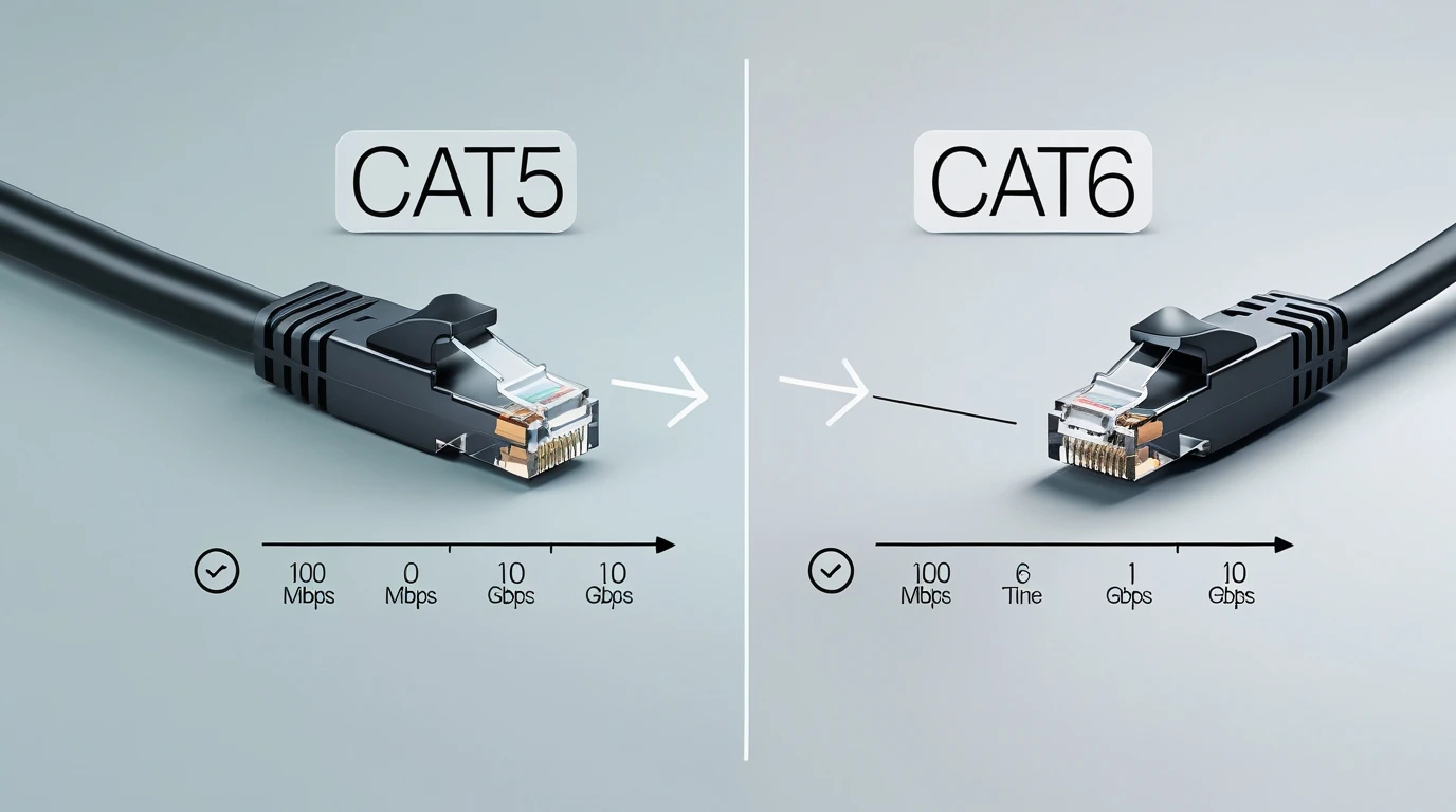 what is the difference between cat5 and cat6