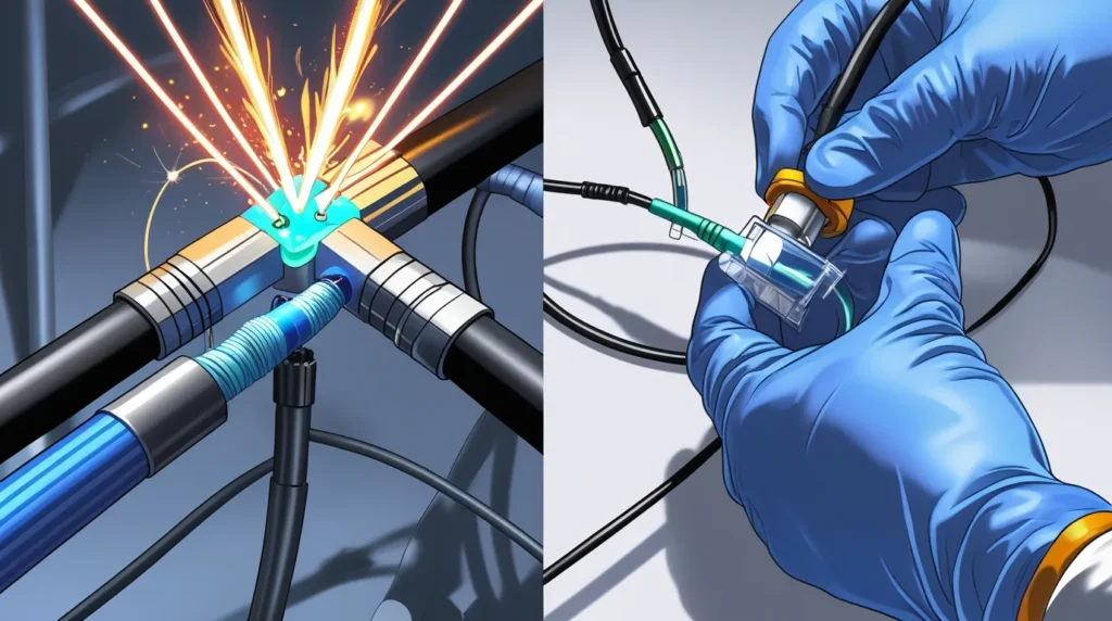 Types of Splicing Methods Used in Fiber Optic Work