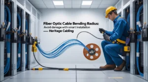 fiber optic cable bending radius