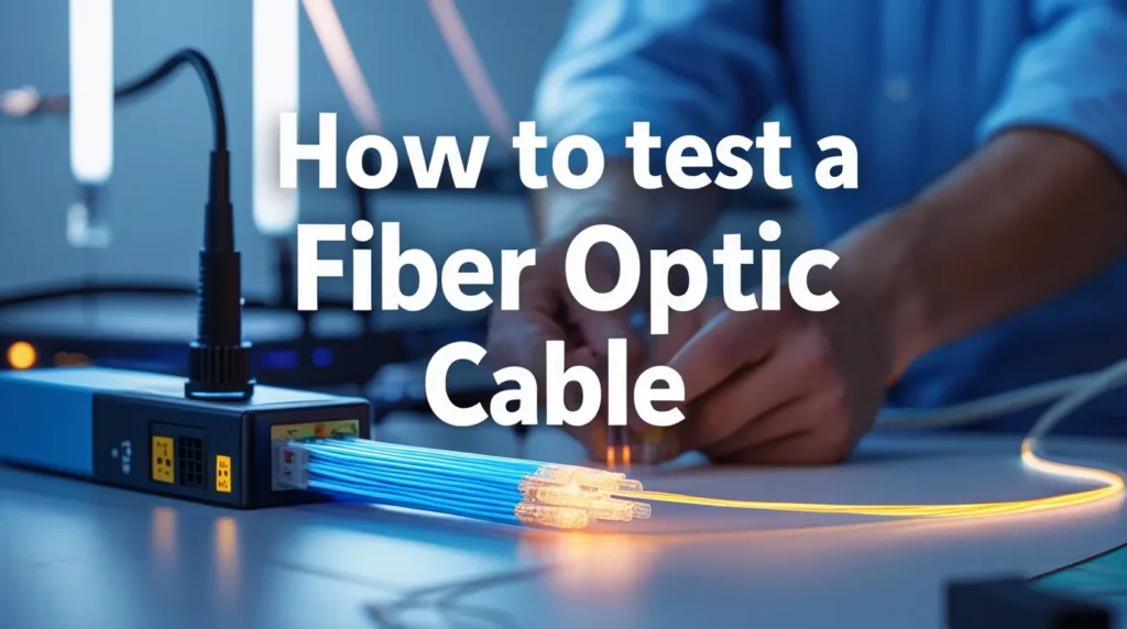 How to Test a Fiber Optic Cable