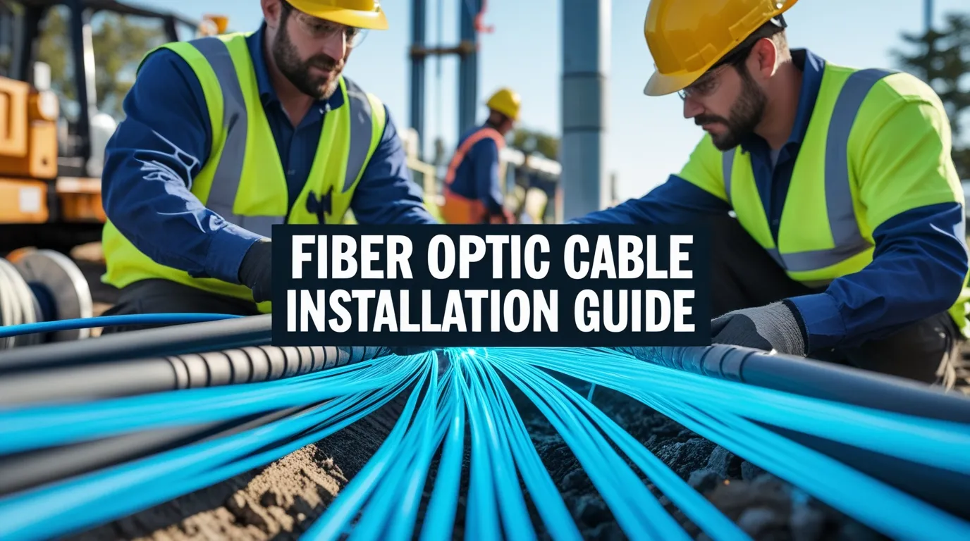 fiber optic cable installation