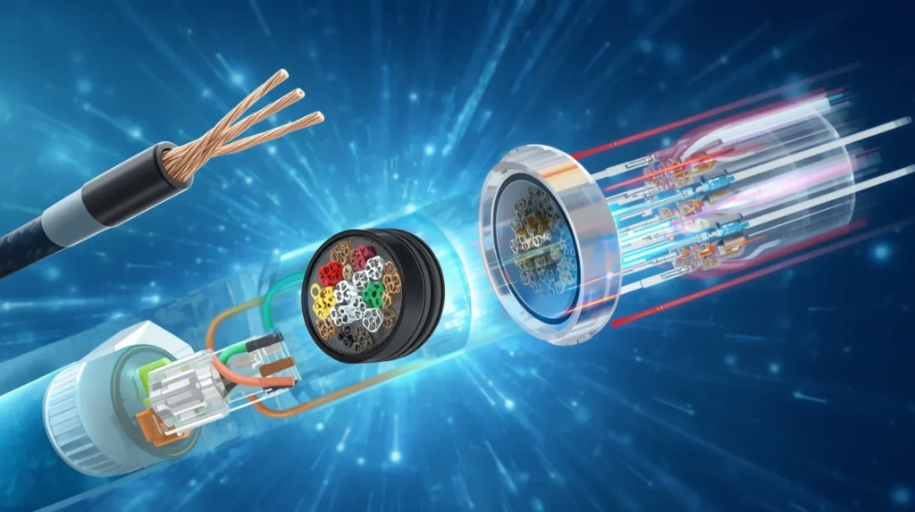 Types of Communication Cables Used in Network Systems