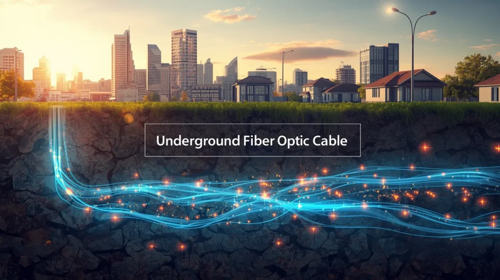 Underground Fiber Optic Cable
