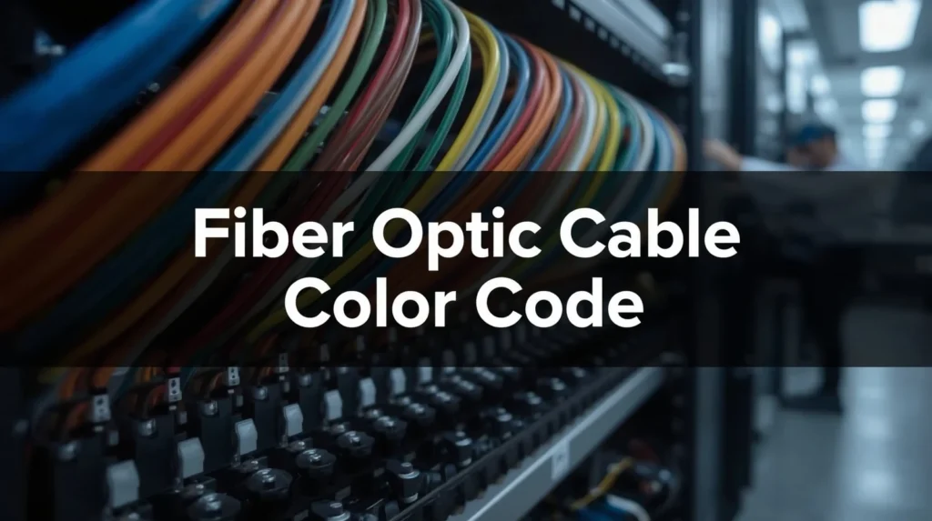 fiber optic cable color code