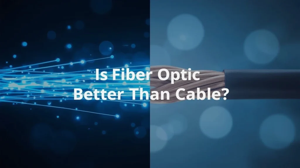 is fiber optic better than cable