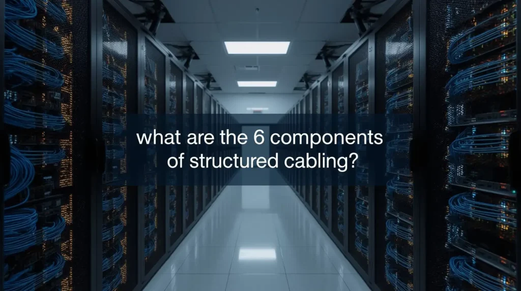 what are the 6 components of structured cabling